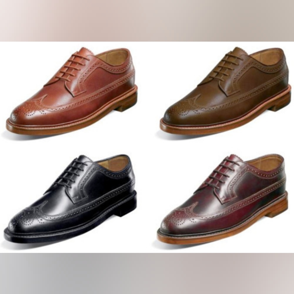 Florsheim - Goodyear Welted - RUST Veblen long wing derby/blucher. - Picture 2 of 8